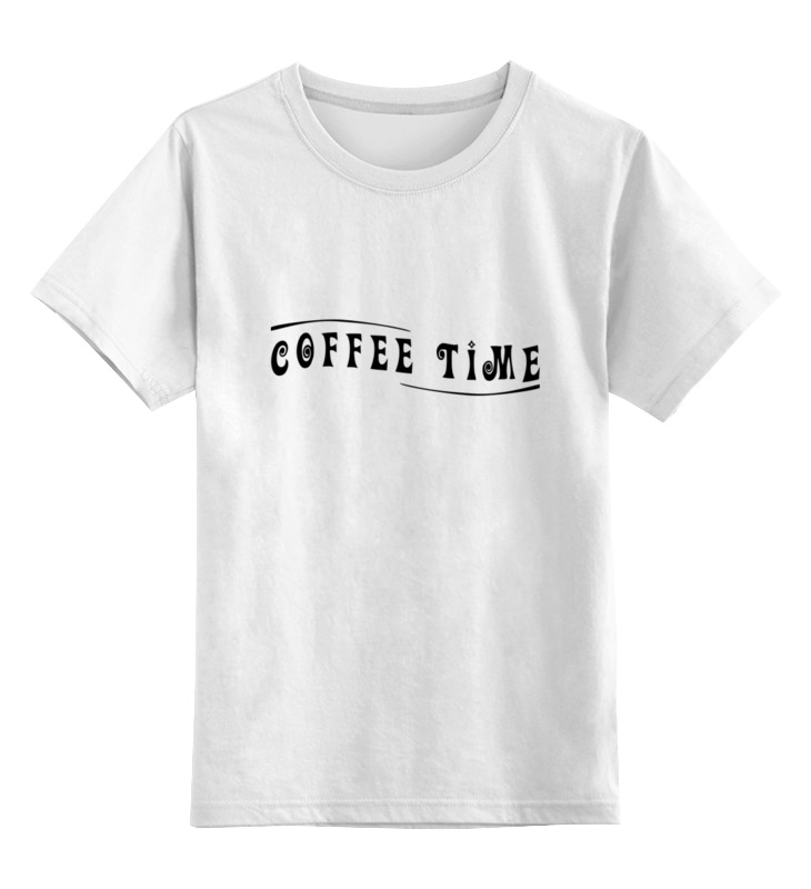Printio Детская футболка классическая унисекс Coffee time printio детская футболка классическая унисекс time machine