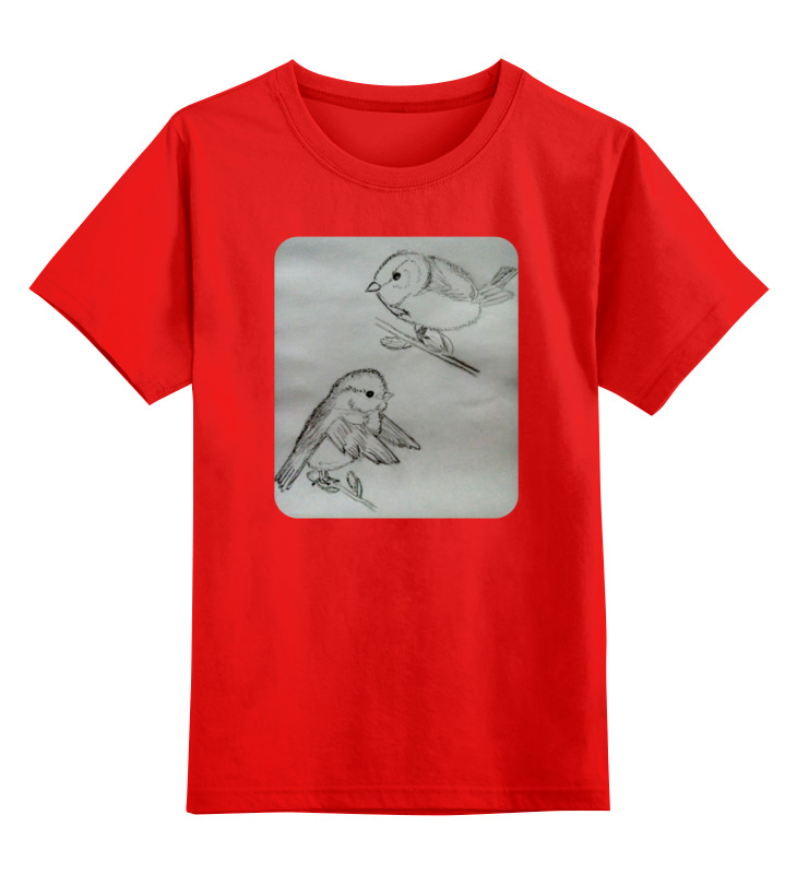 Printio Детская футболка классическая унисекс Снегири