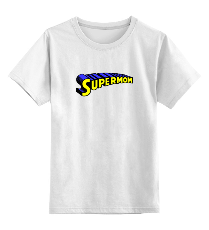 Printio Детская футболка классическая унисекс Супер мама printio детская футболка классическая унисекс мама мама