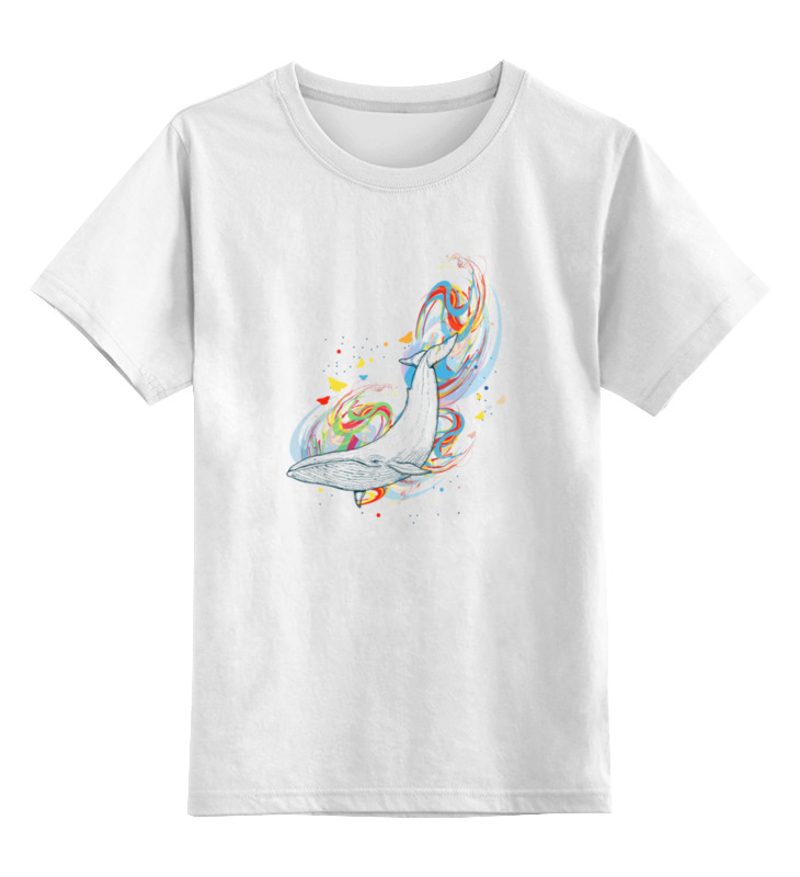 Printio Детская футболка классическая унисекс Кит и волны
