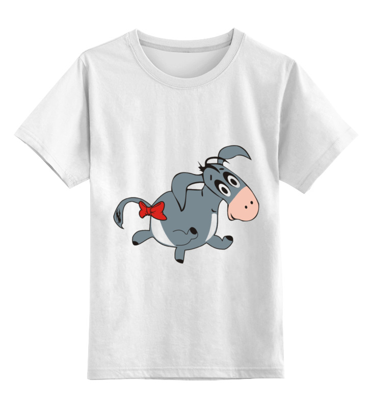 Printio Детская футболка классическая унисекс Ослик иа-иа printio толстовка wearcraft premium унисекс ослик иа иа