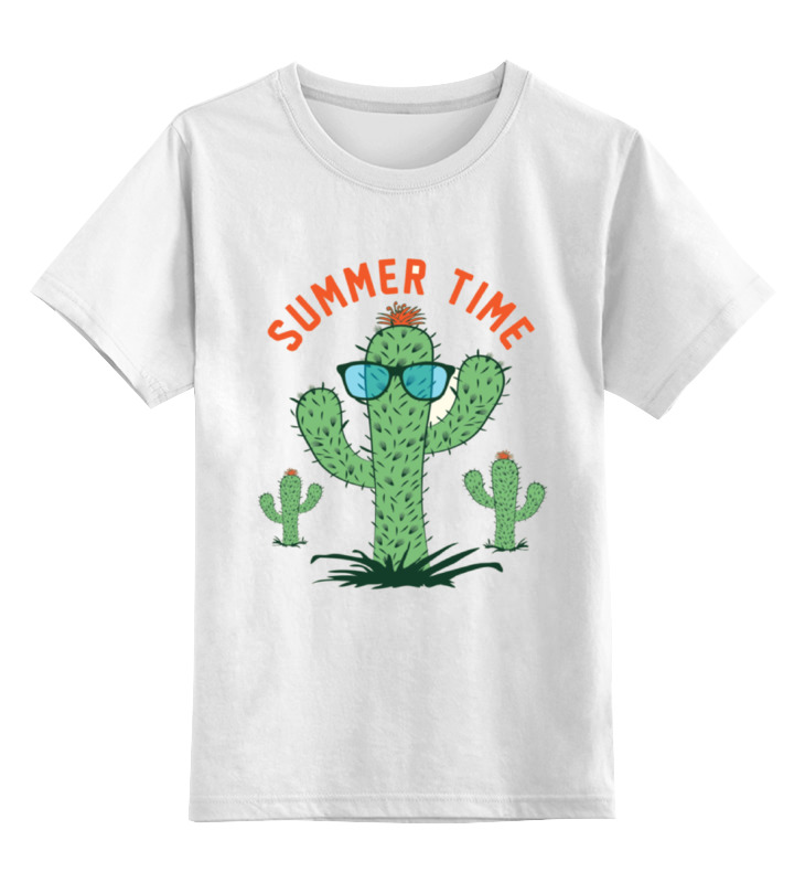 Printio Детская футболка классическая унисекс Summer time детская футболка рыжеволосая в очках 104 белый