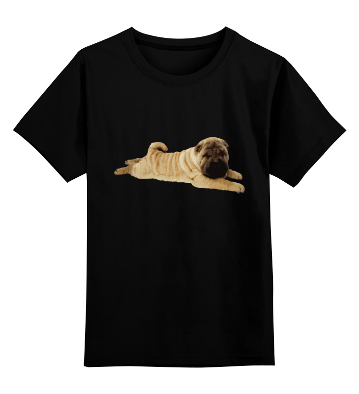 Printio Детская футболка классическая унисекс Собака - шарпей