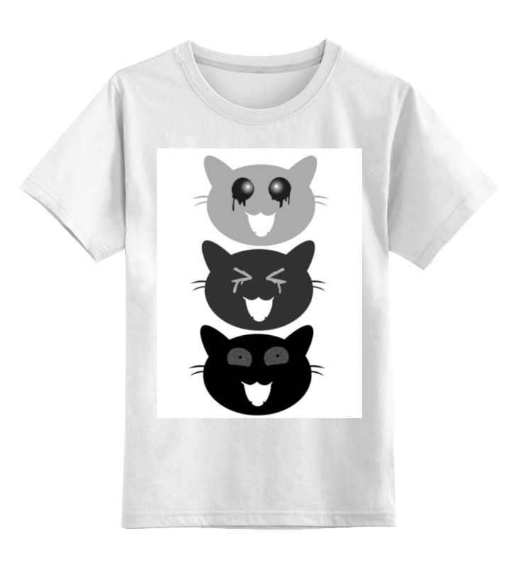 Printio Детская футболка классическая унисекс Минималистичные коты printio детская футболка классическая унисекс супер коты