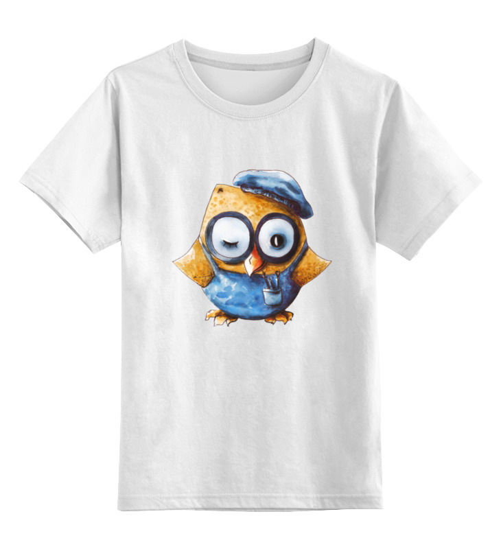 Printio Детская футболка классическая унисекс Маленький художник детская футболка енот в кепке 164 синий