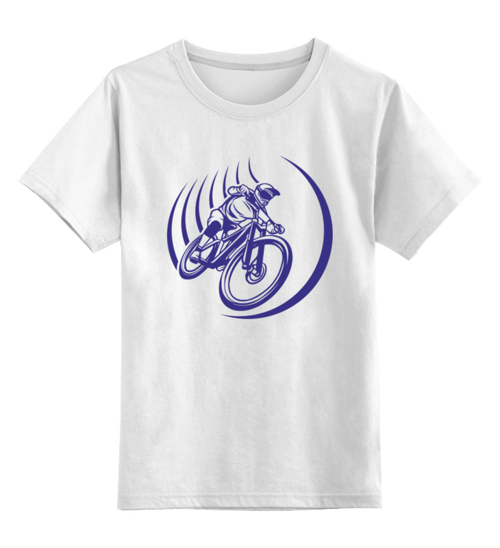 Printio Детская футболка классическая унисекс Велосипедист
