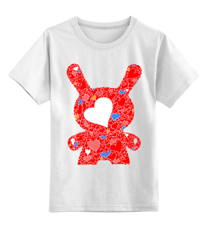 Printio Детская футболка классическая унисекс Сердечный заяц данни