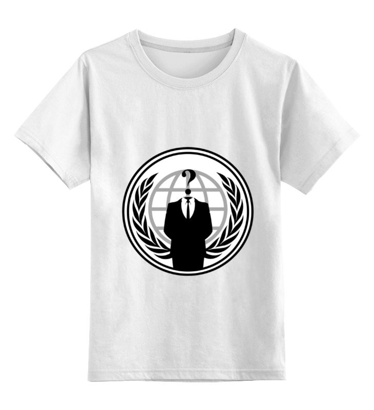 цена Printio Детская футболка классическая унисекс Anonymous