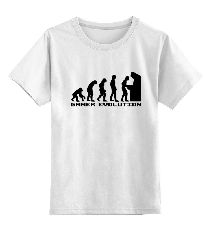 printio детская футболка классическая унисекс эволюция Printio Детская футболка классическая унисекс Эволюция игрока