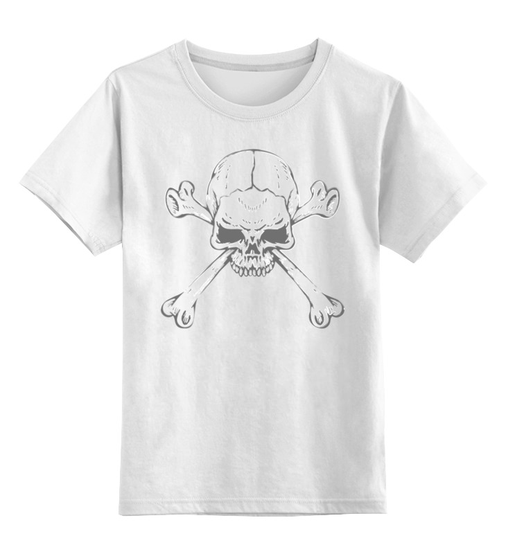 Printio Детская футболка классическая унисекс Череп с костями