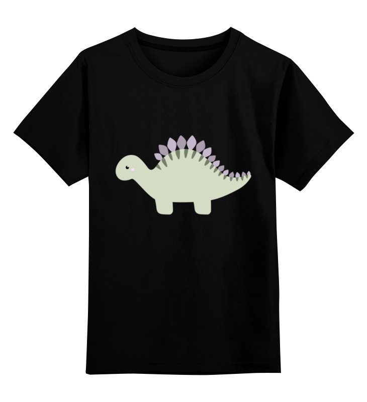 Printio Детская футболка классическая унисекс Стегозаврик детская футболка бенгальский кот динозавр 152 красный