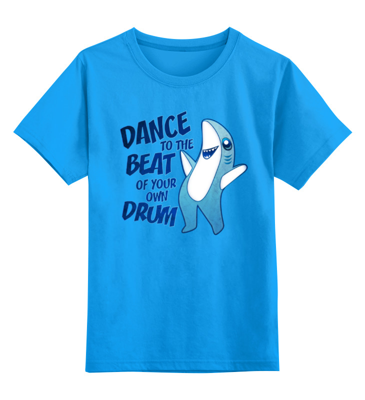 Printio Детская футболка классическая унисекс Танцующая акула