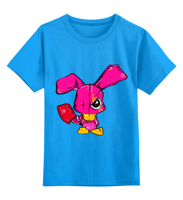 Printio Детская футболка классическая унисекс Злой кролик