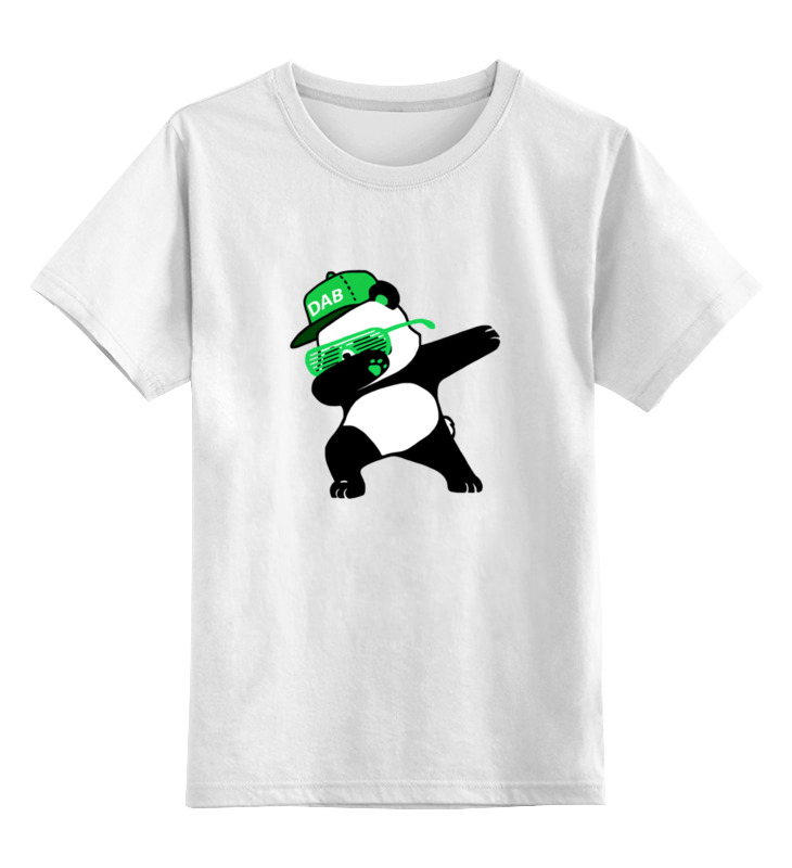 Printio Детская футболка классическая унисекс Dab panda printio шапка классическая унисекс dab panda