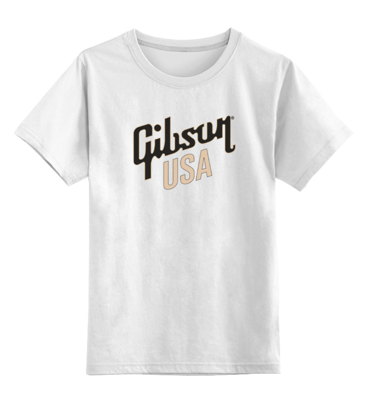Printio Детская футболка классическая унисекс Gibson usa