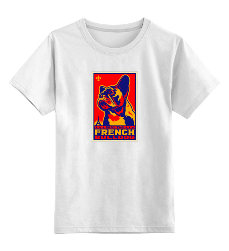 Printio Детская футболка классическая унисекс Собака: french bulldog