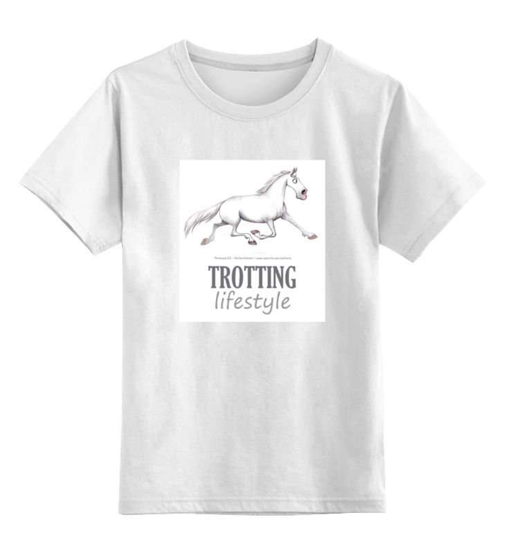 Printio Детская футболка классическая унисекс Trotting printio детская футболка классическая унисекс trotting lifestyle