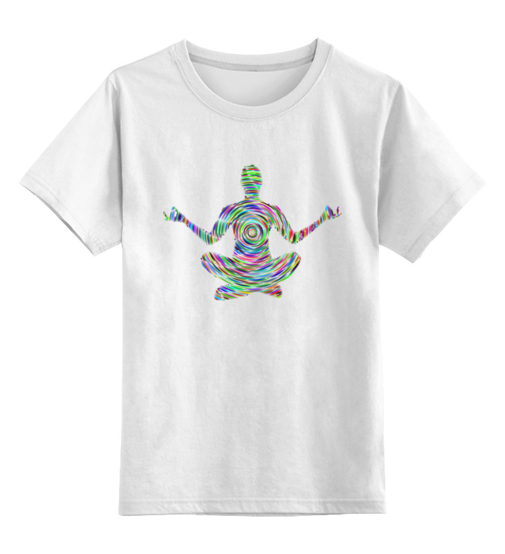 Printio Детская футболка классическая унисекс Лотос медитация