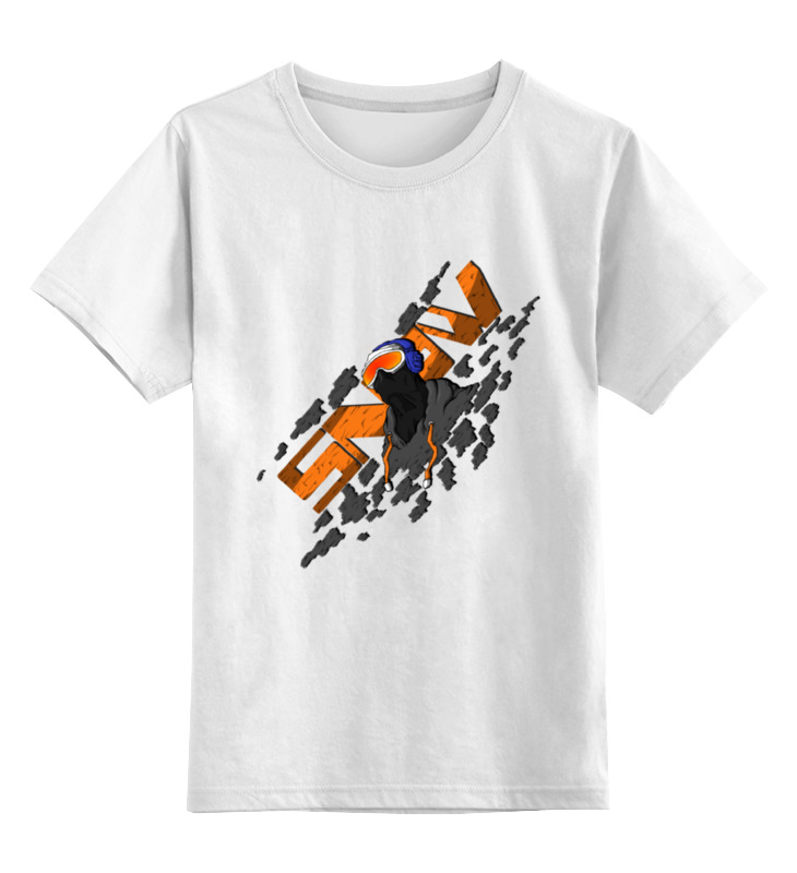 Printio Детская футболка классическая унисекс Snowboarder