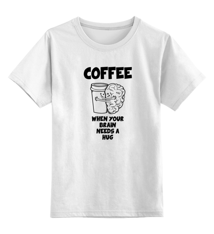 Printio Детская футболка классическая унисекс Кофе