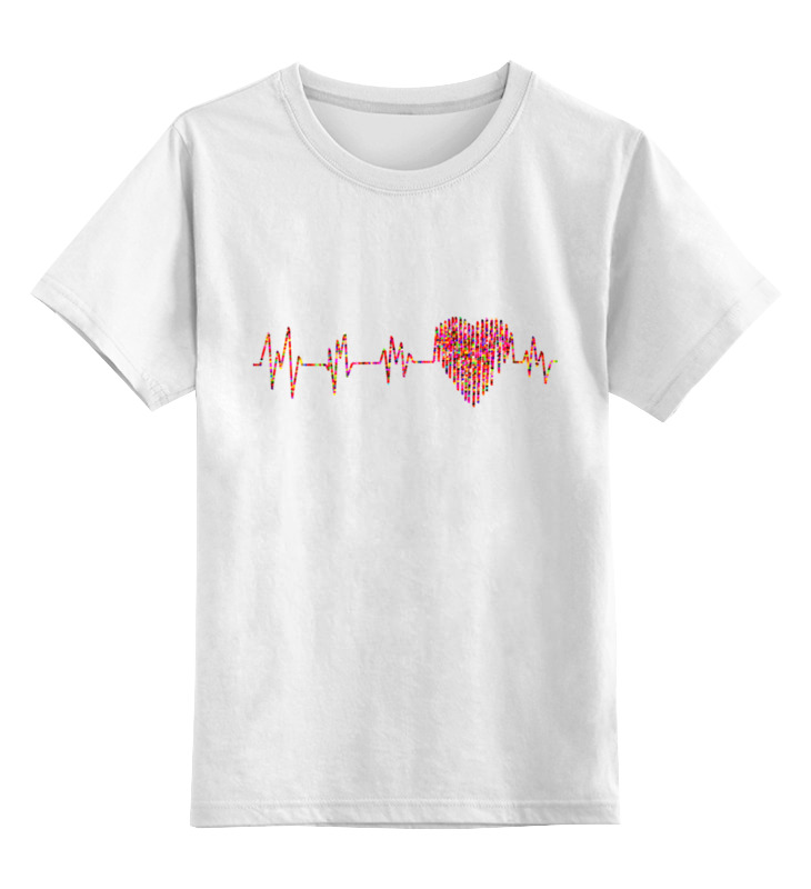 Printio Детская футболка классическая унисекс Пульс сердце