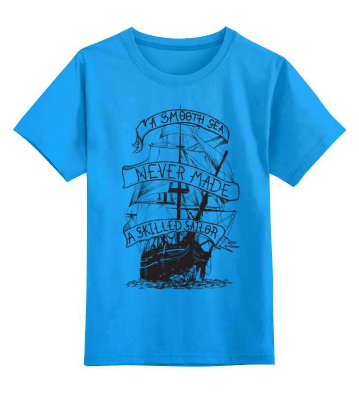 printio детская футболка классическая унисекс пиратский корабль Printio Детская футболка классическая унисекс Корабль