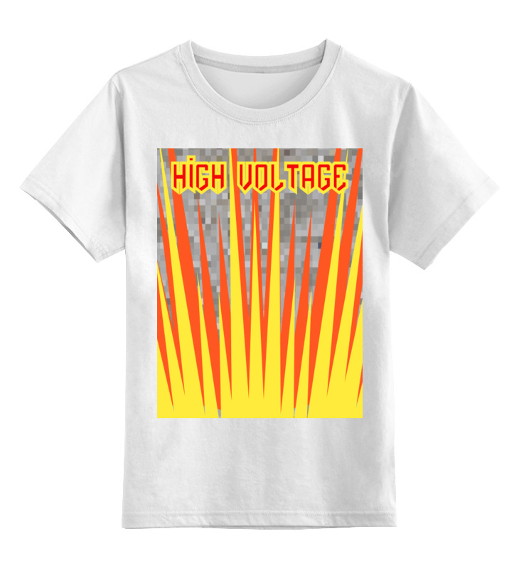 Printio Детская футболка классическая унисекс High voltage.