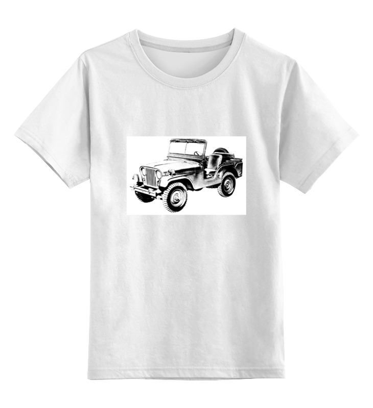 цена Printio Детская футболка классическая унисекс Настоящий джип 4х4