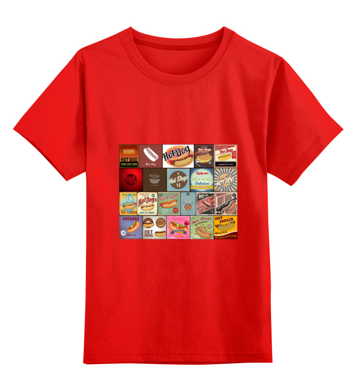 Printio Детская футболка классическая унисекс Hot dog