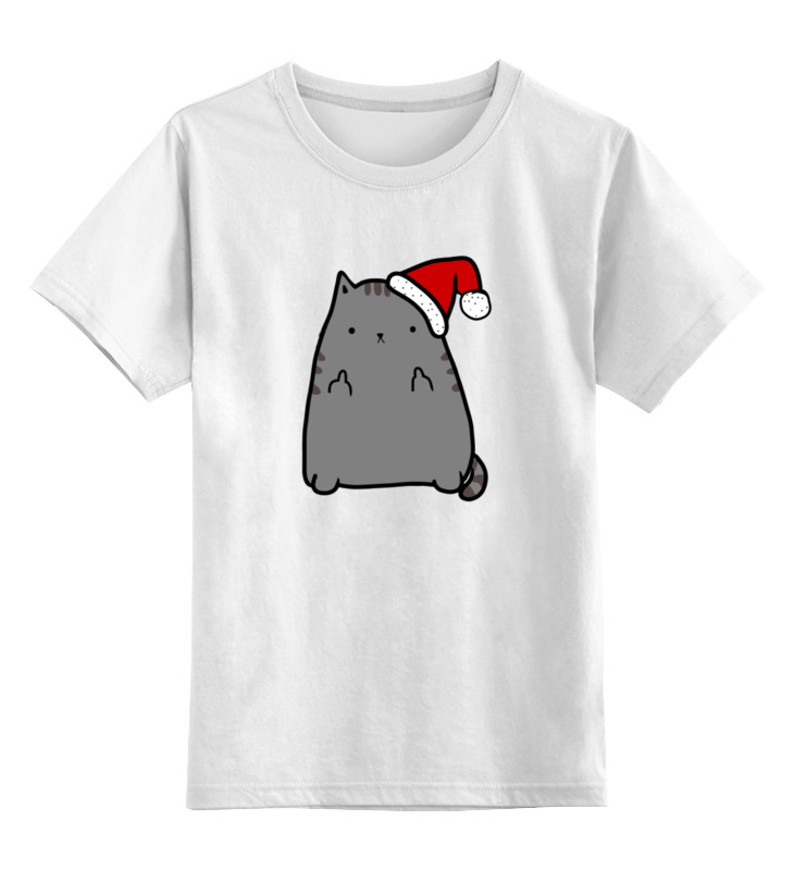 Printio Детская футболка классическая унисекс New year cat