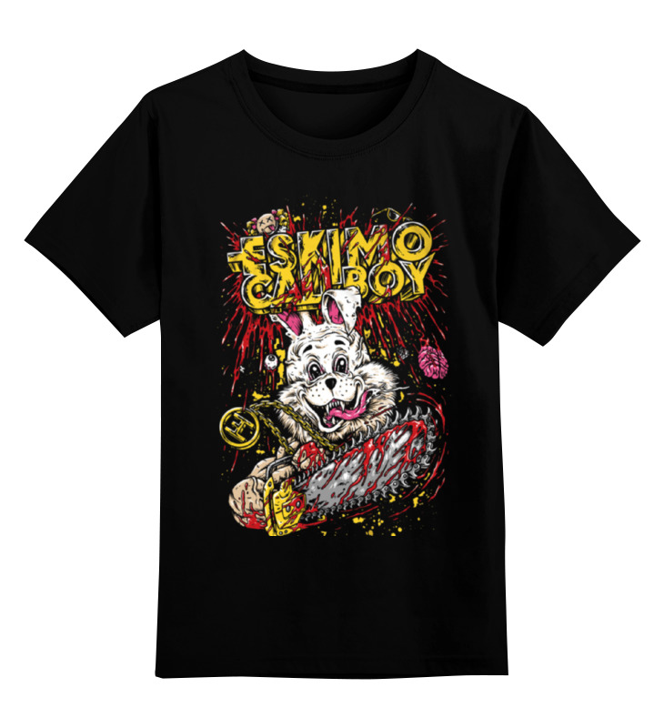 футболки print bar eskimo callboy кот Printio Детская футболка классическая унисекс Eskimo callboy