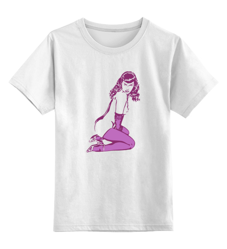 Printio Детская футболка классическая унисекс Пинап бэтти пэйдж