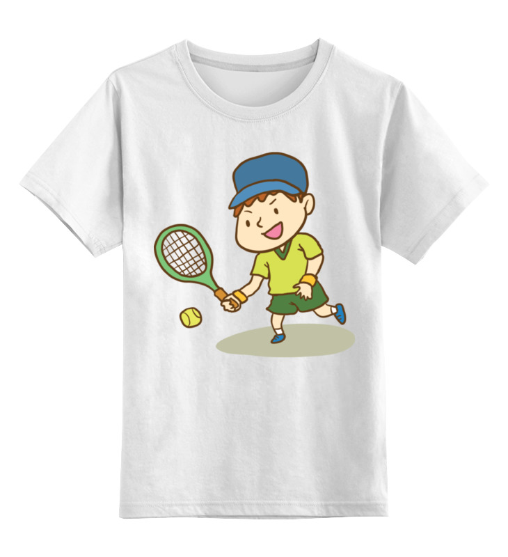 Printio Детская футболка классическая унисекс Юный теннисист