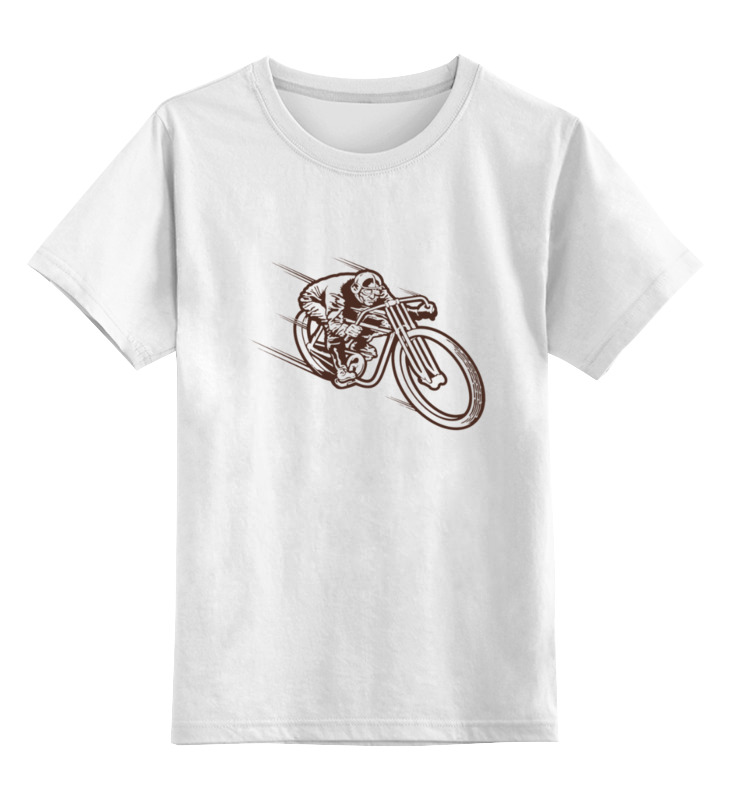 Printio Детская футболка классическая унисекс Мотогонщик