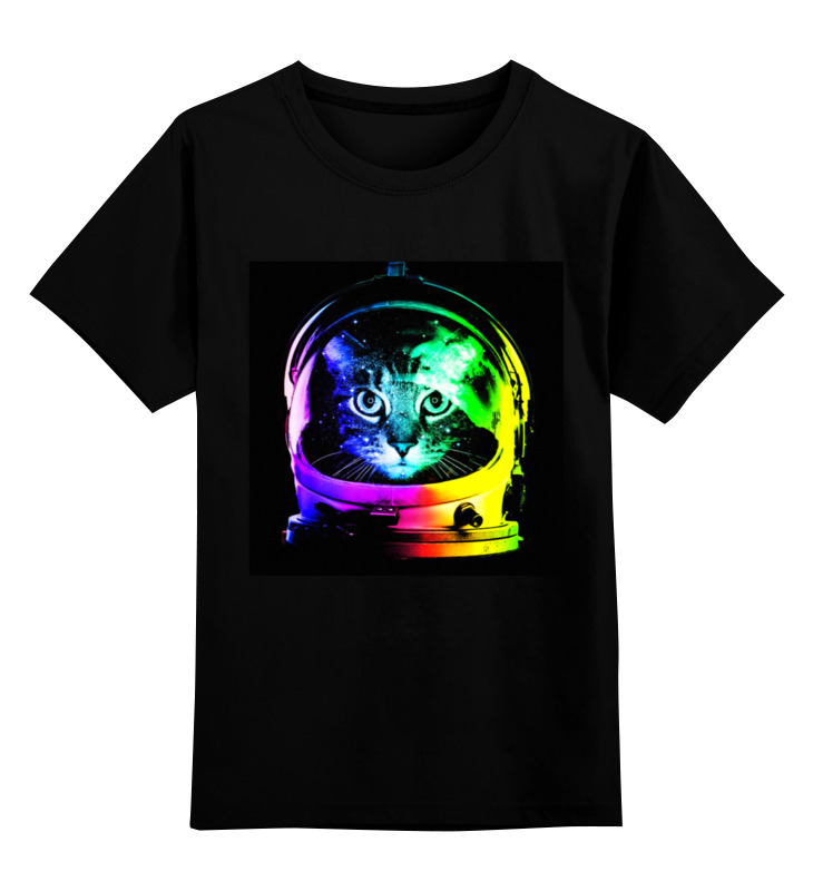 Printio Детская футболка классическая унисекс Кот космонавт printio детская футболка классическая унисекс космо кот