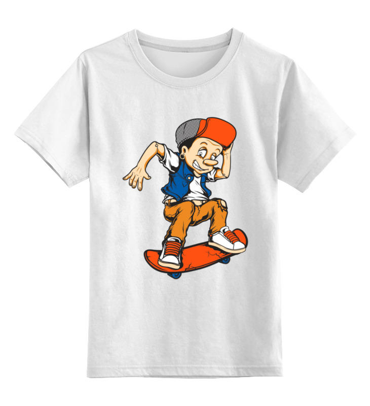 Printio Детская футболка классическая унисекс ❖pinocchio&skate❖ printio детская футболка классическая унисекс ❖pinocchio