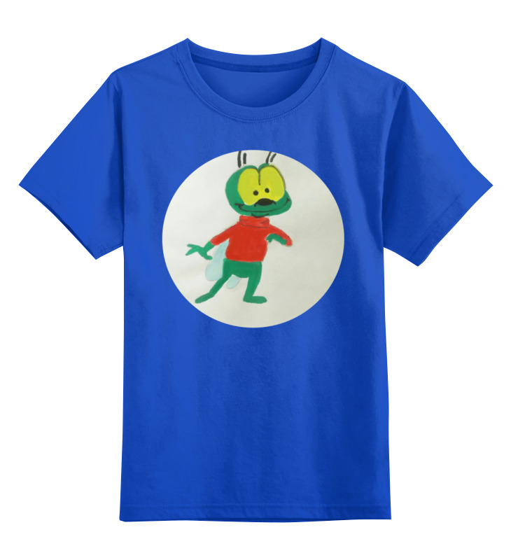 Printio Детская футболка классическая унисекс Добрая муха футболка веселый леопардик синий