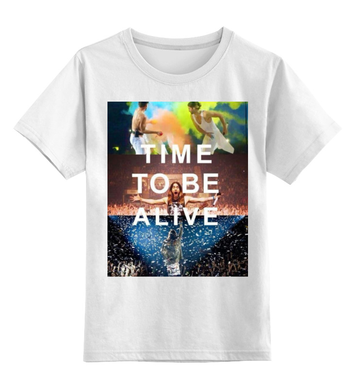 Printio Детская футболка классическая унисекс Time to be alive