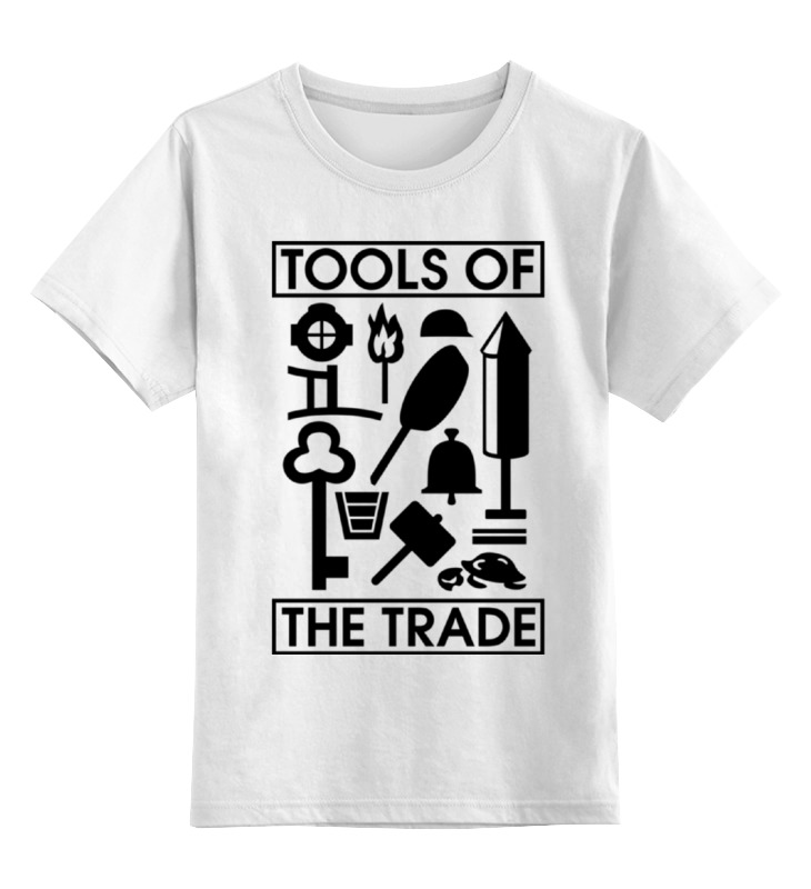 Printio Детская футболка классическая унисекс Инструменты торговли (профессии)
