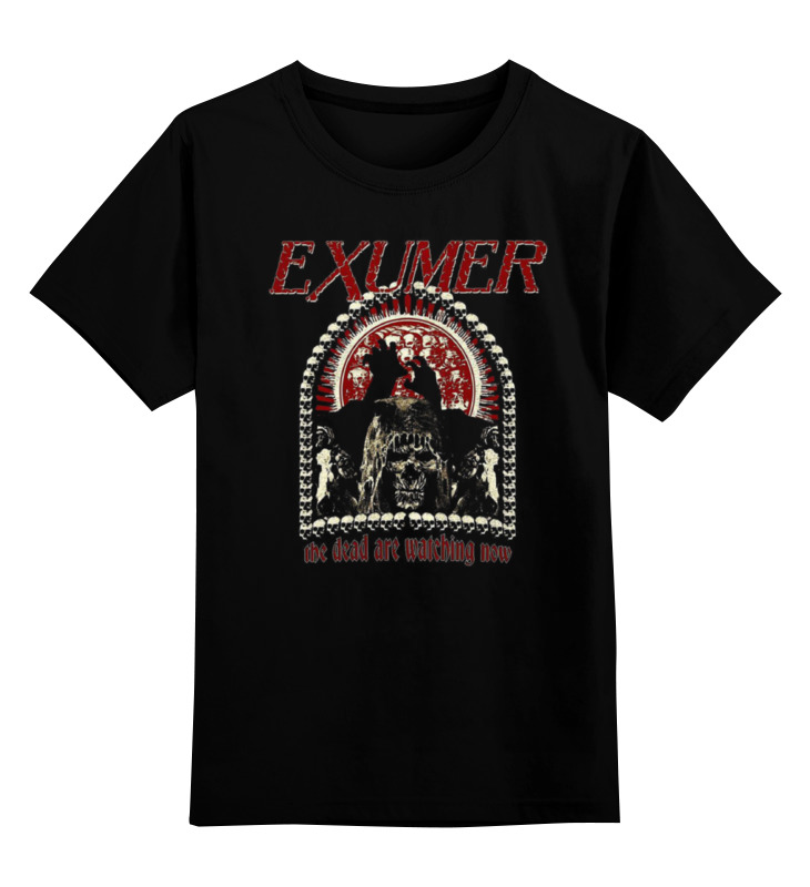 Printio Детская футболка классическая унисекс Exumer (thrash metal band) razor malicious intent thrash metal exumer whiplash new black t shirt