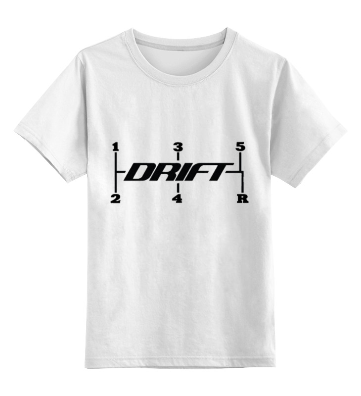 Printio Детская футболка классическая унисекс Drift style кресло для геймеров drift dr175 pu чёрный белый