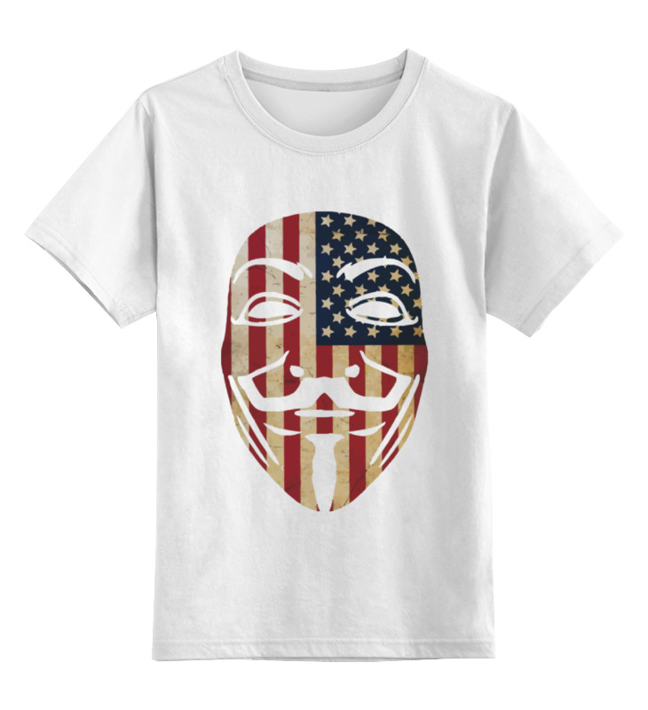 Printio Детская футболка классическая унисекс Usa anonymous
