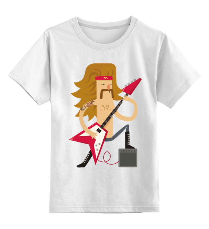 Printio Детская футболка классическая унисекс Рок звезда (rock star) printio свитшот унисекс хлопковый рок звезда rock star