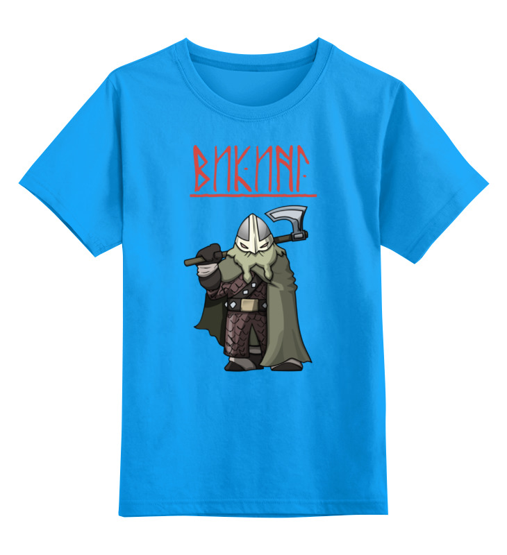 цена Printio Детская футболка классическая унисекс Веселый викинг