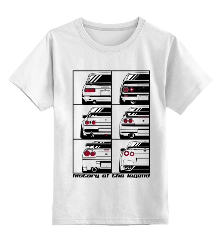 Printio Детская футболка классическая унисекс Skyline history skyline history 1597856 2xs белый