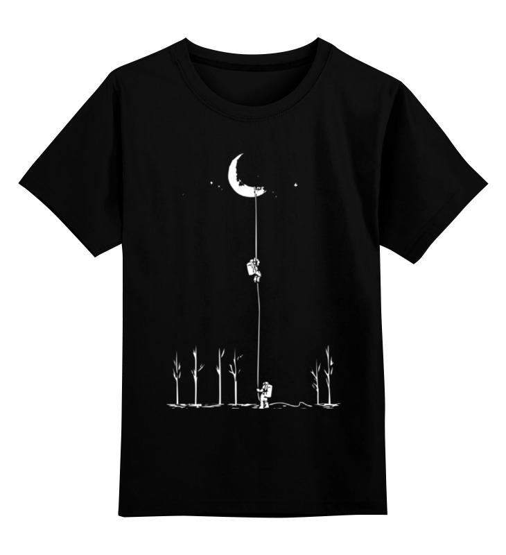 цена Printio Детская футболка классическая унисекс Достать до луны
