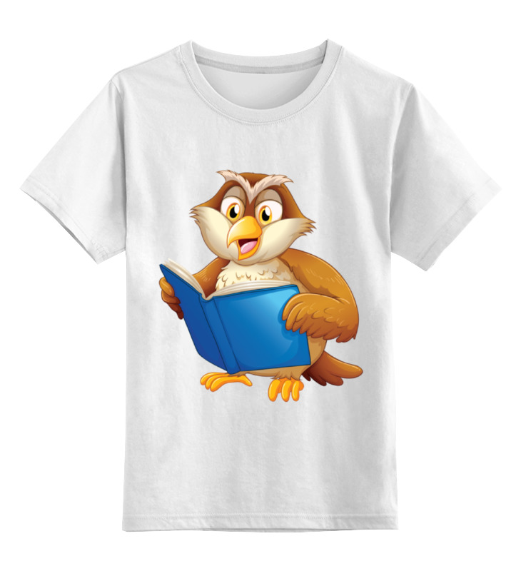 цена Printio Детская футболка классическая унисекс Мудрая сова