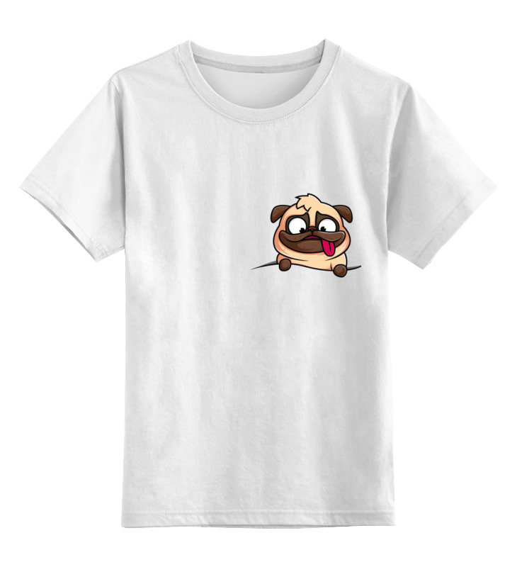 Printio Детская футболка классическая унисекс Мопс