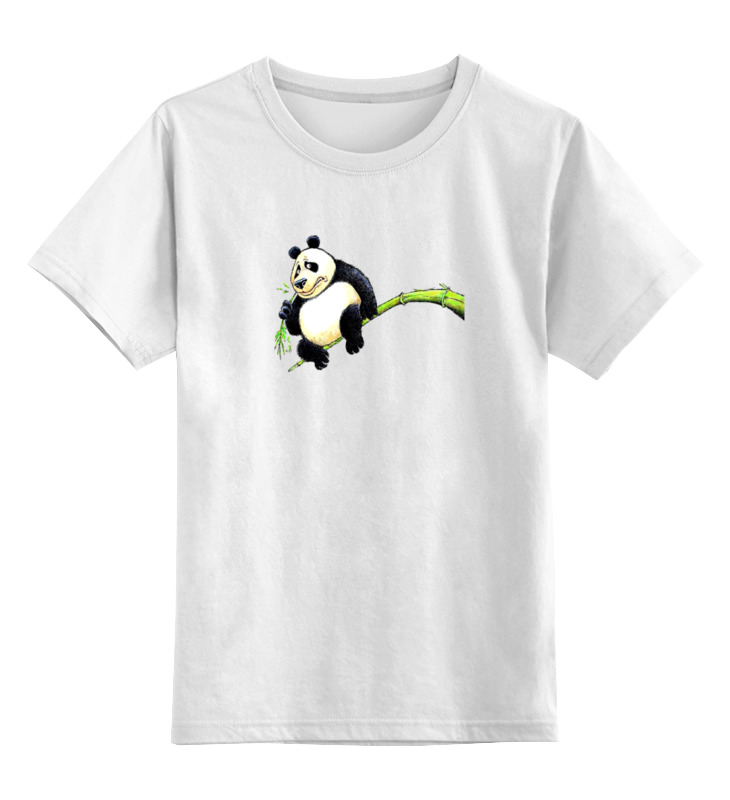 Printio Детская футболка классическая унисекс Панда на ветке printio детская футболка классическая унисекс свидание на ветке