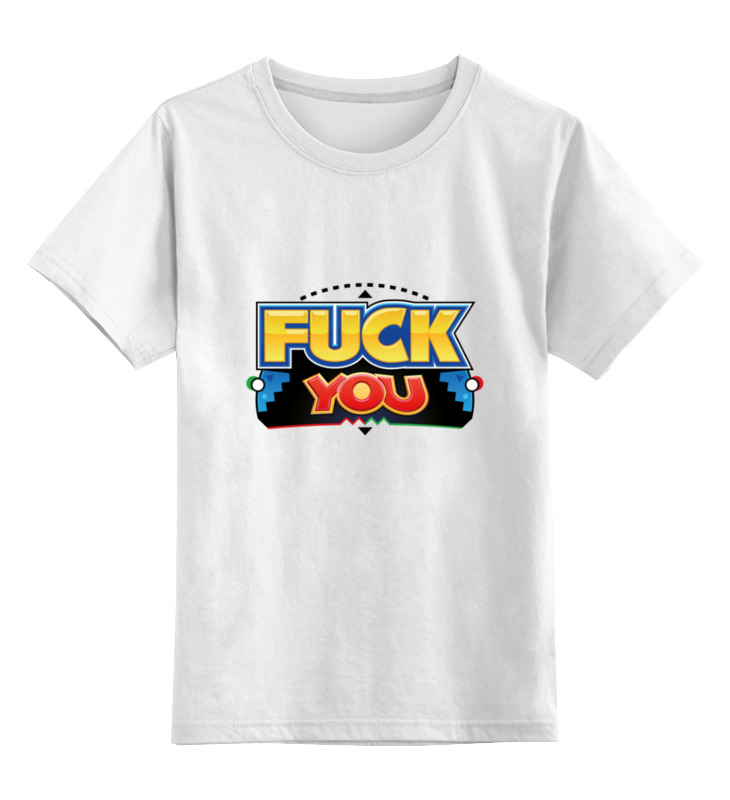 Printio Детская футболка классическая унисекс Fuck you